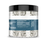 Earthborn Elements Raspberry Ketone capsules close-up showing size and detail