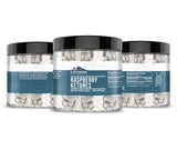 Earthborn Elements Raspberry Ketone capsules displayed on a wooden surface