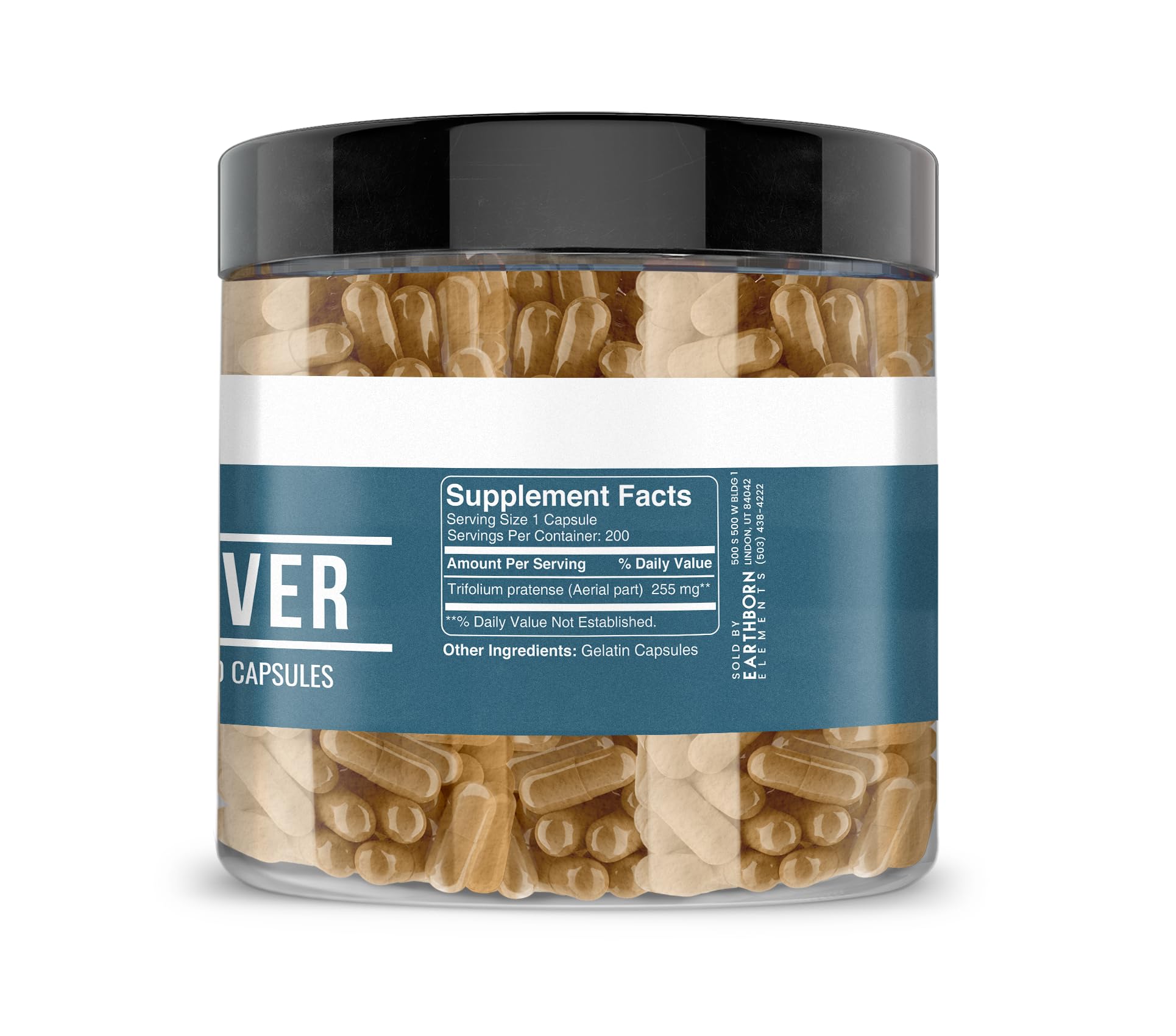 Earthborn Elements Red Clover Capsules packaging