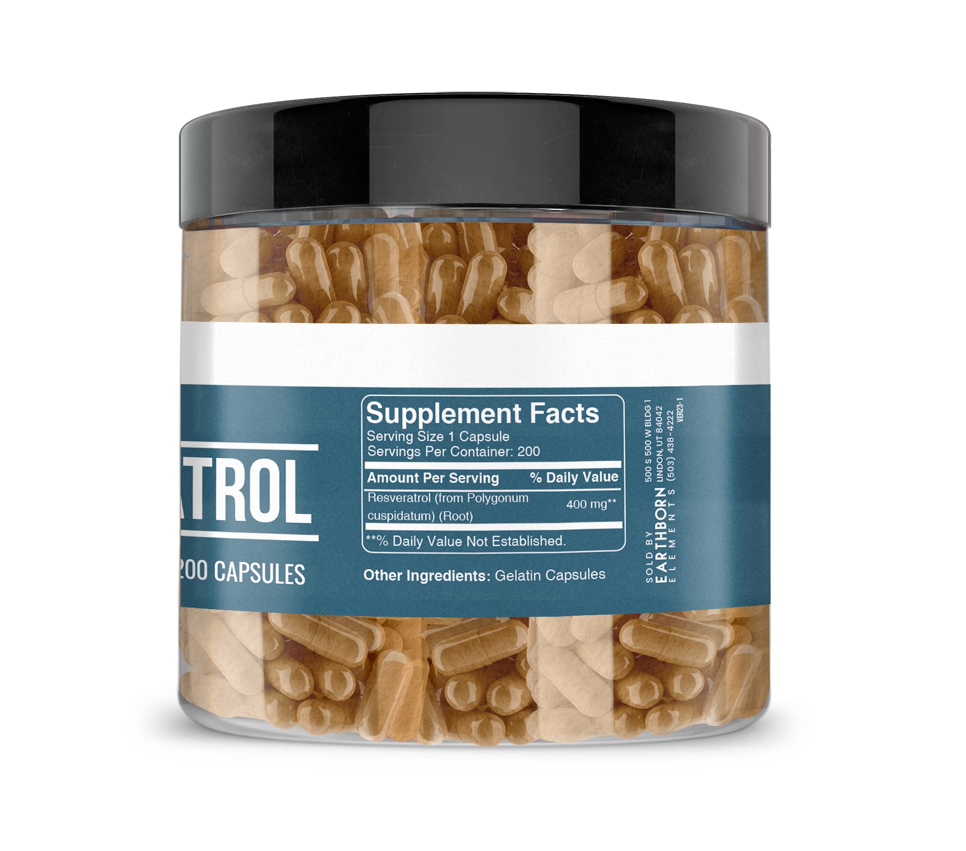 Earthborn Elements Resveratrol Capsules packaging
