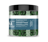 Earthborn Elements Spirulina Capsules bottle side view
