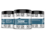 Earthborn Elements Taurine Capsules on a wooden table