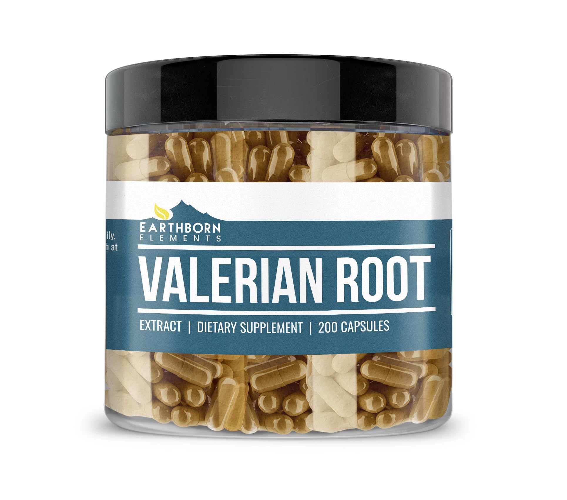 Earthborn Elements Valerian Root Capsules front view