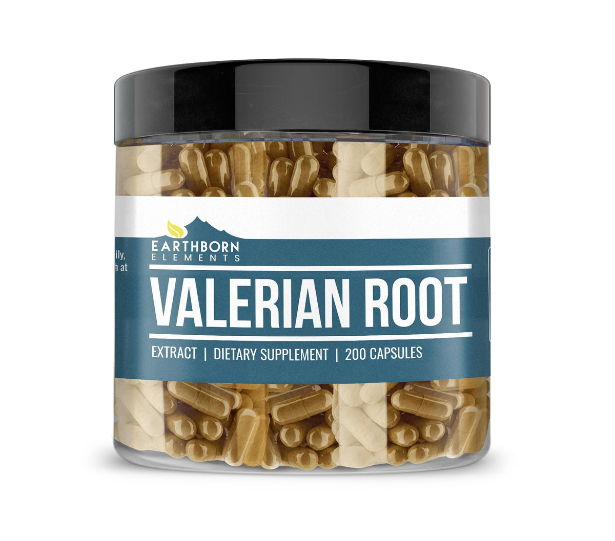 Earthborn Elements Valerian Root Capsules front view
