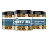 Earthborn Elements Valerian Root Capsules on a wooden table