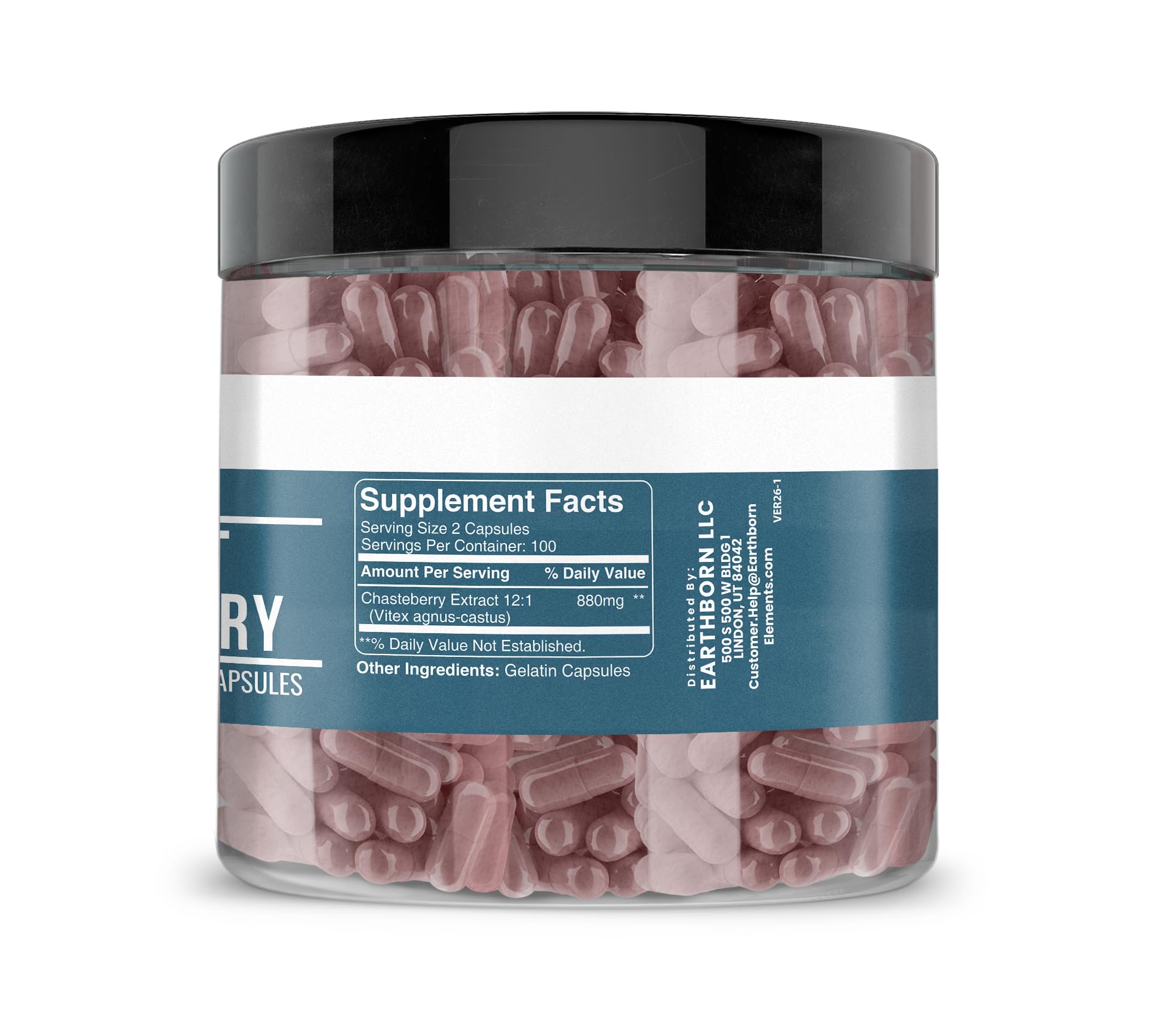 Earthborn Elements Vitex Fruit Extract Capsules packaging