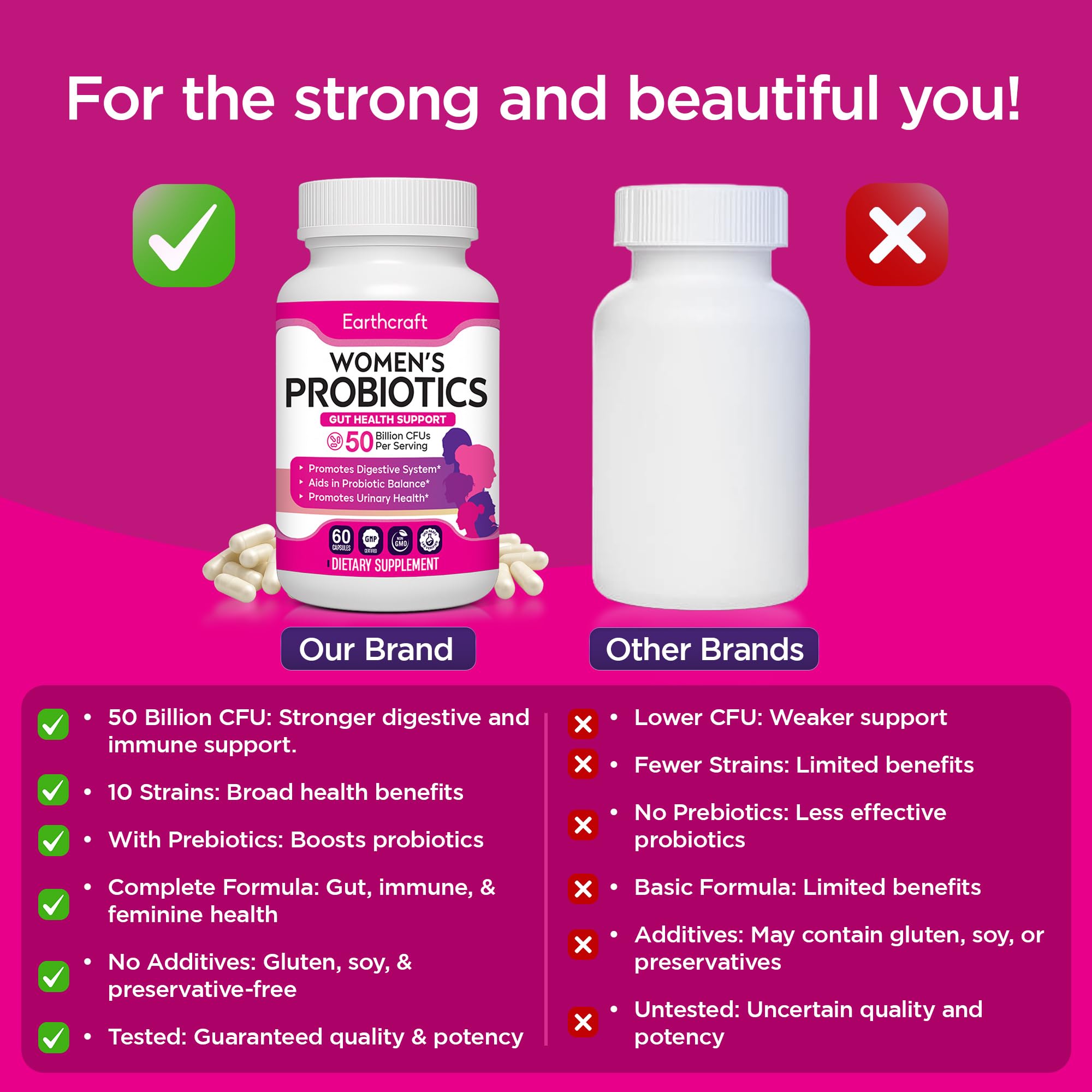 Earthcraft Probiotic Supplement in a lifestyle setting
