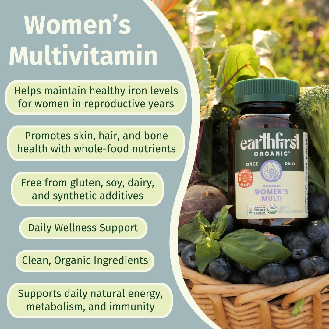 EarthFirst Organic Multivitamins ingredients list