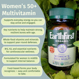 EarthFirst Organic Women's Multivitamin 50+ ingredients list