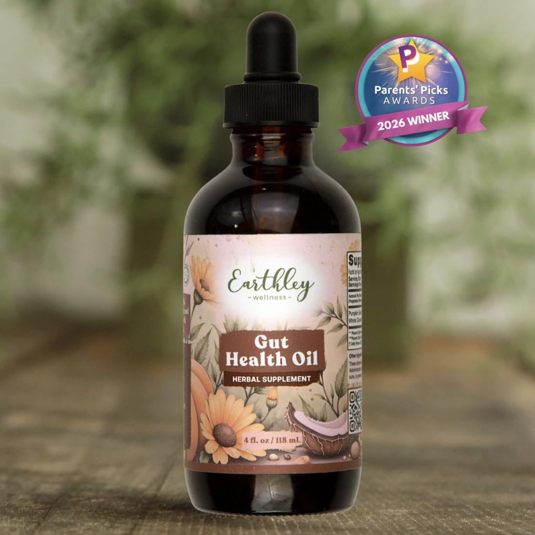 Earthley Wellness a daily routine Oil 118g with ingredients