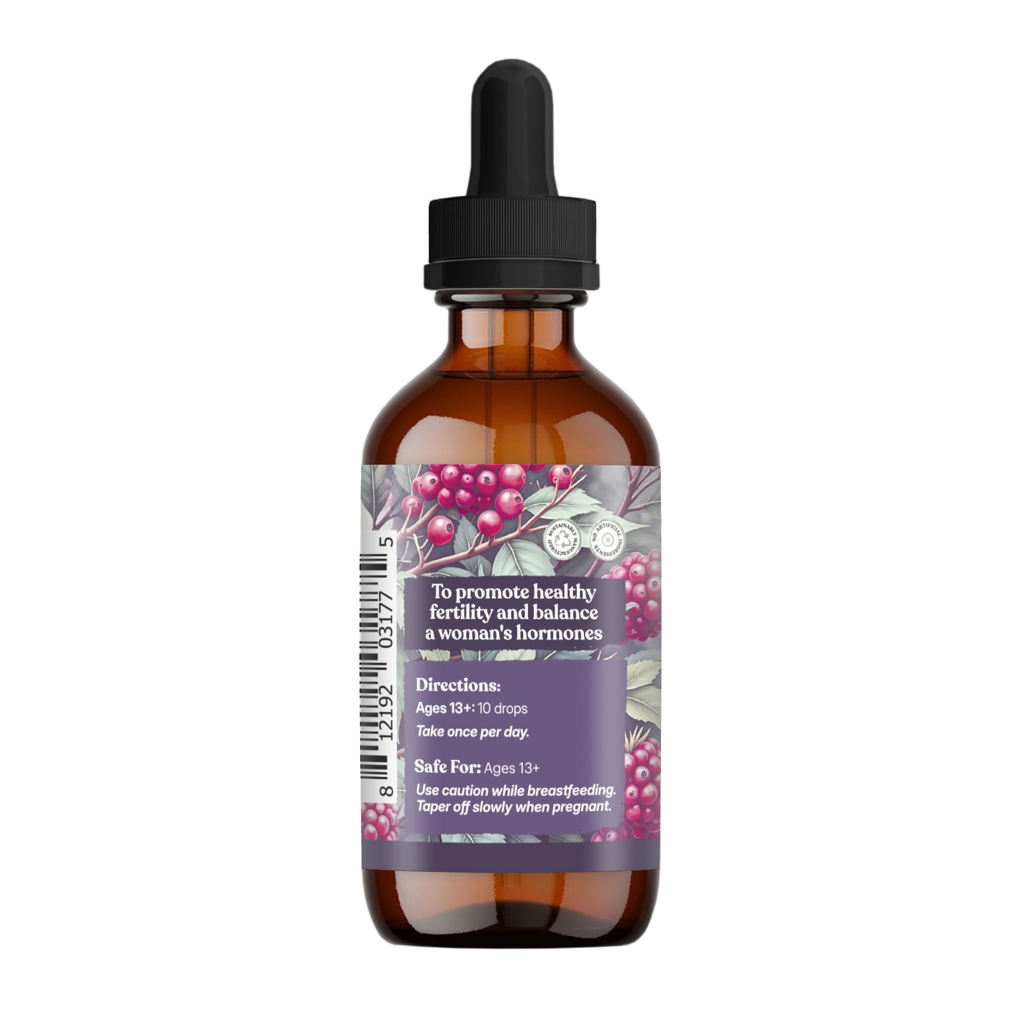 Earthley Wellness Blended Vitamin & Mineral Supplement back view