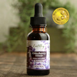 Earthley Wellness Elderberry Supplement 170g back view