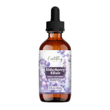 Earthley Wellness Elderberry Supplement front view with packaging