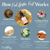 Earthley Wellness Feel Better Fast Herbal Supplement ingredients list