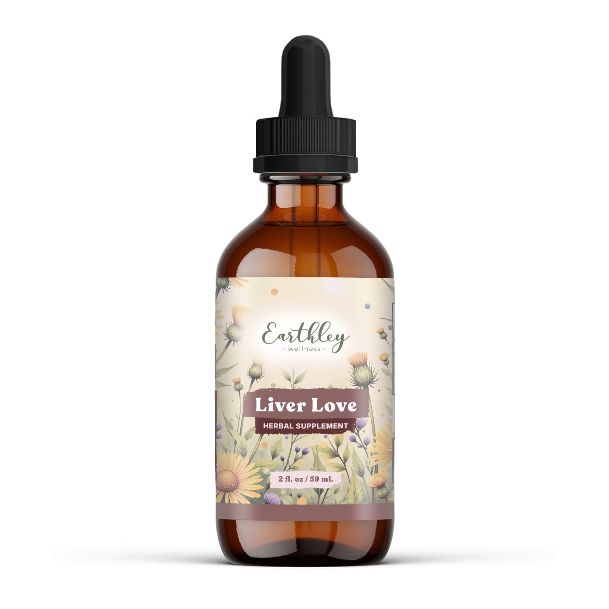 Earthley Wellness Milk Thistle Supplement front view