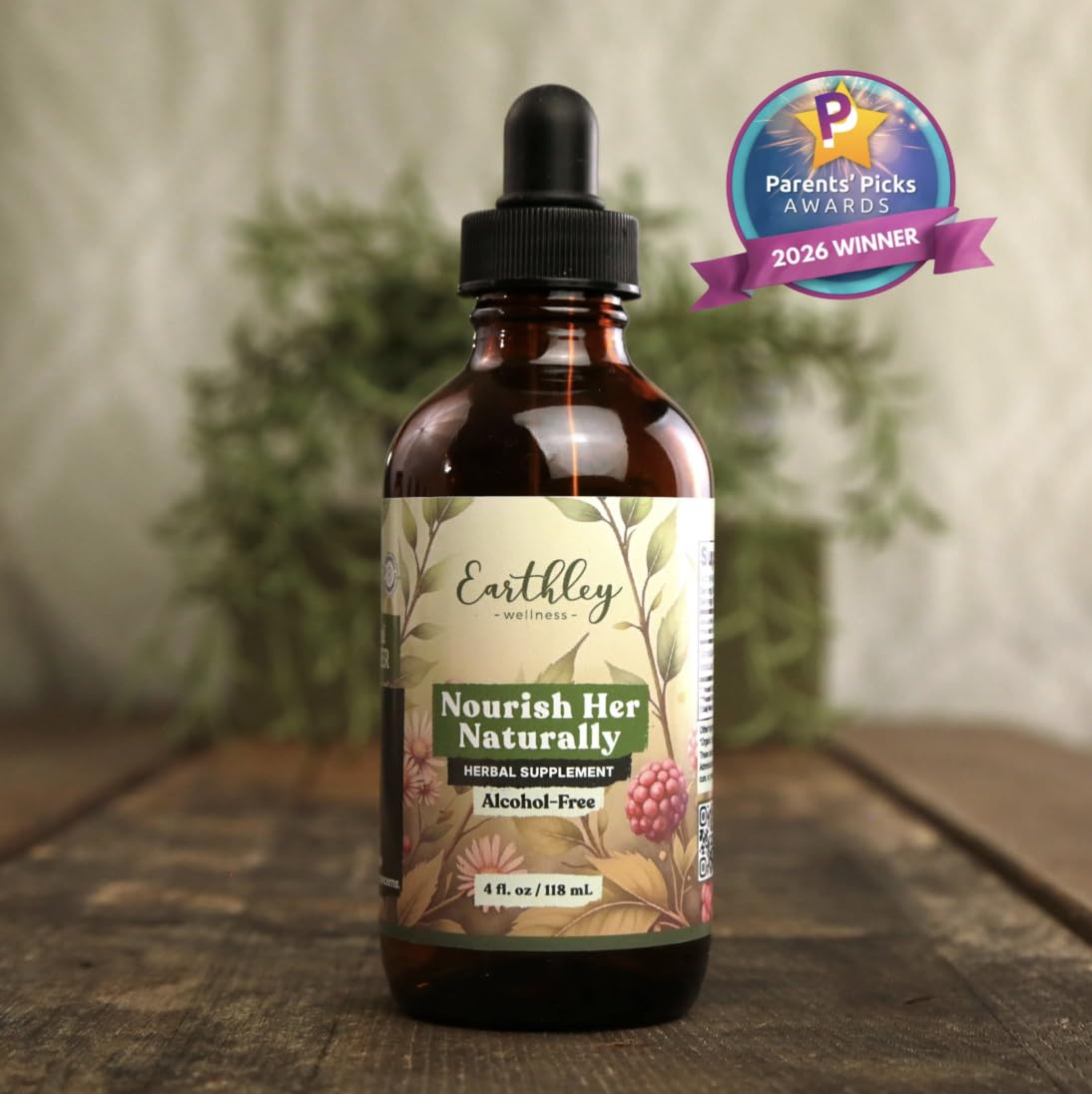 Earthley Wellness Multivitamins with a measuring spoon