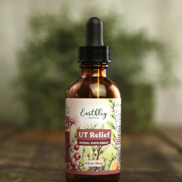 Earthley Wellness UT-Relief supplement with dried cranberries and herbs
