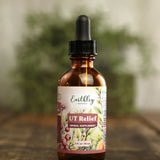 Earthley Wellness UT-Relief supplement with dried cranberries and herbs