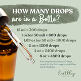 Earthley Wellness Vita-C Tincture 132g dropper in use