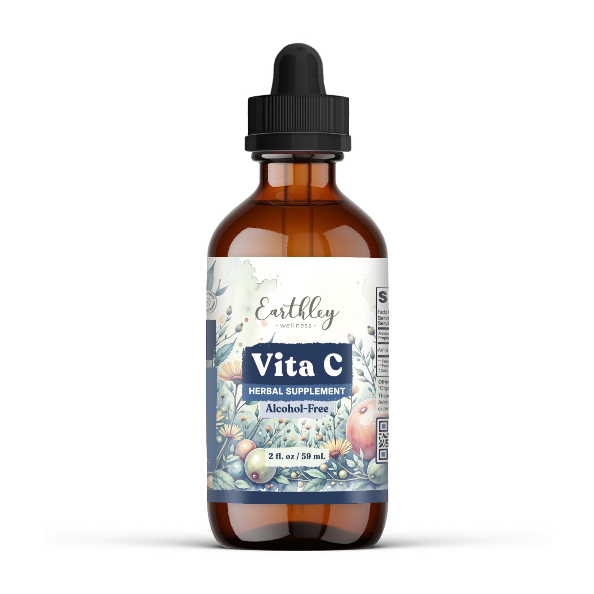 Earthley Wellness Vita-C Tincture 132g front view