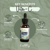 Earthley Wellness Vita-C Tincture 132g ingredients close-up
