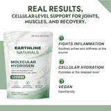 Earthline Naturals Molecular Hydrogen Tablets side view