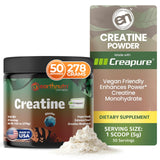 EarthNutri Creatine Monohydrate Powder 278g front view