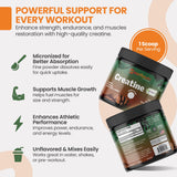 EarthNutri Creatine Monohydrate Powder 278g packaging