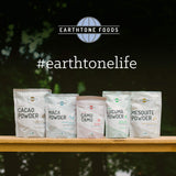 EARTHTONE Collagen Powder 454g lifestyle scene with smoothie