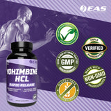 EAS Yohimbe Supplement capsules close-up