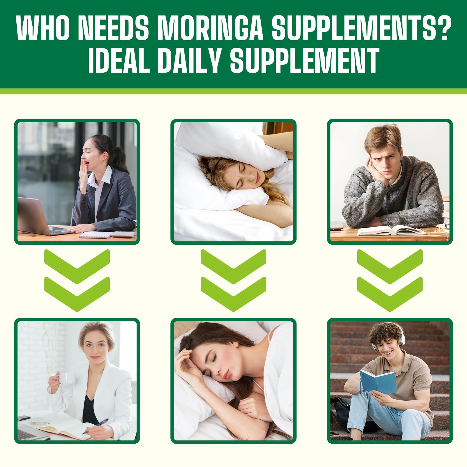 Easinloty Organic Moringa Powder in a smoothie
