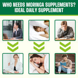 Easinloty Organic Moringa Powder in a smoothie