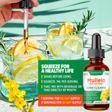 Easment Mullein Leaf Extract Herbal Drops close-up of dropper