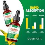 Easment Mullein Leaf Extract Herbal Drops with fresh mullein leaves