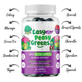 EASY PEASY GREENS Multivitamin Gummies close-up of gummies