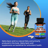EAZGOO Alpha Lipoic Acid 600 mg capsules with ingredients list