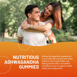 EAZGOO Ashwagandha Gummies with a measuring spoon for serving size