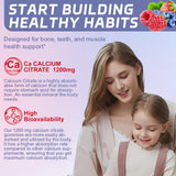 EAZGOO Calcium Citrate Gummies 1200mg nutritional information