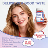 EAZGOO Calcium Citrate Gummies 1200mg side view packaging