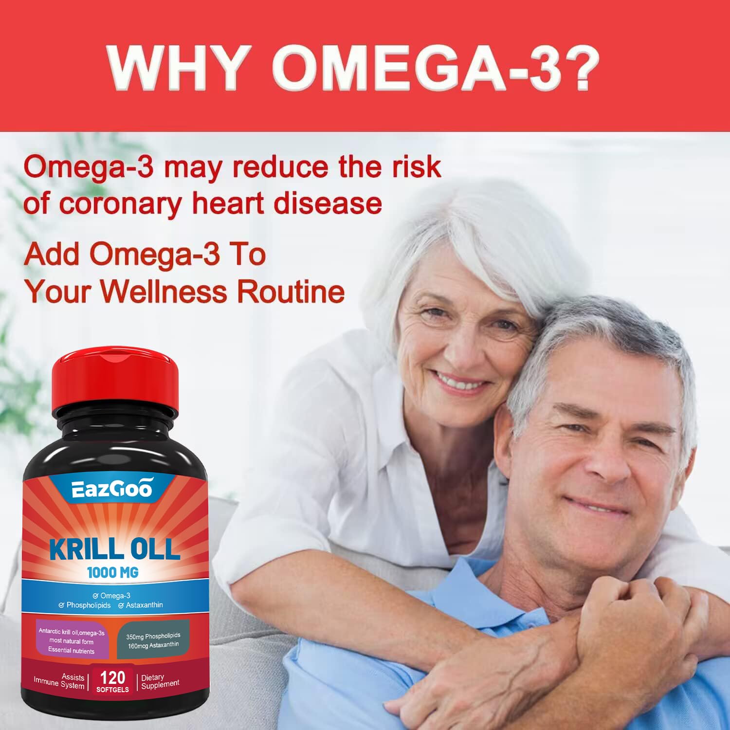 EAZGOO Krill Oil 1000mg ingredients list