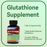 EAZGOO L-Glutathione Capsules 1000mg side view