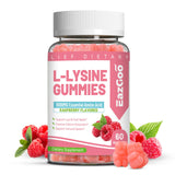 EAZGOO L-Lysine 1000mg Gummies front view with packaging