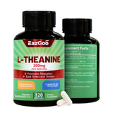 EAZGOO L-Theanine 200mg supplement bottle front view