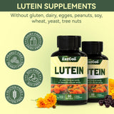 EAZGOO Lutein Supplement with nutritional information