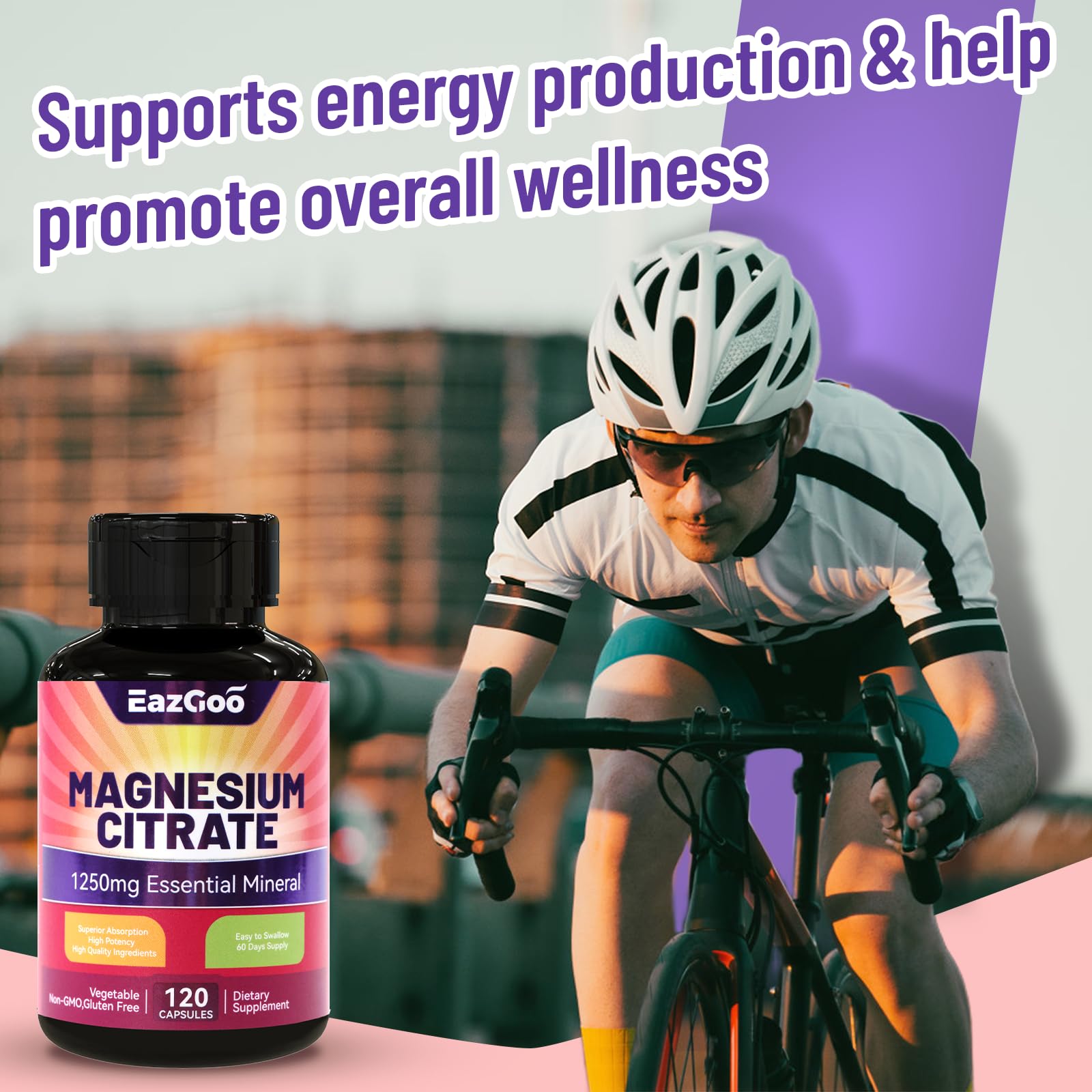 EAZGOO Magnesium Citrate Capsules ingredients list
