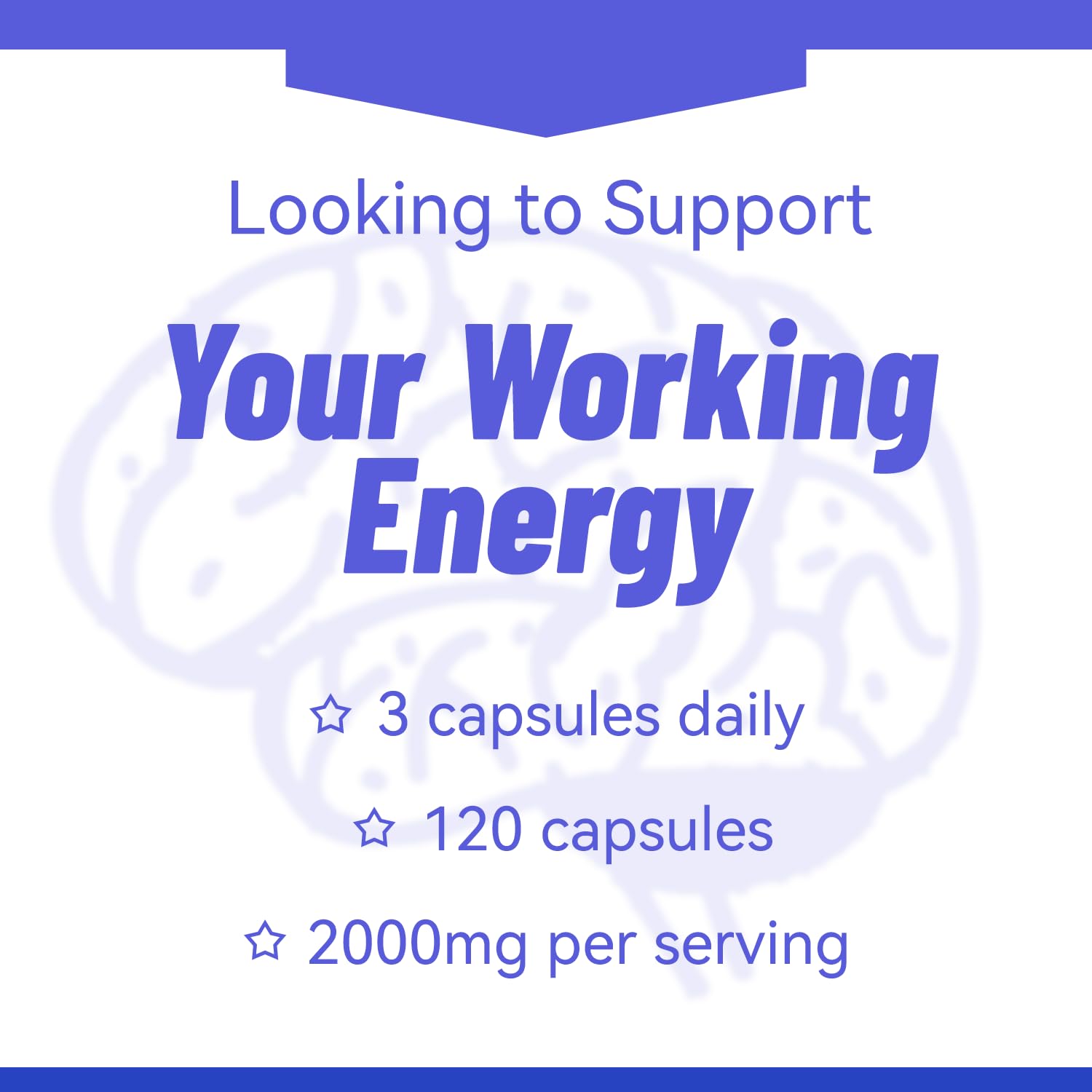 EAZGOO Magnesium L-Threonine 2000mg 120 Capsules nutritional information