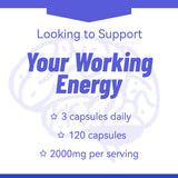 EAZGOO Magnesium L-Threonine Capsules on a wooden table