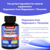 EAZGOO Magnesium L-Threonine Capsules with measuring spoon
