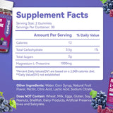 EAZGOO Magnesium Threonine Gummies packaging side view