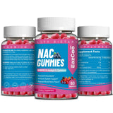 EAZGOO NAC Gummies 800mg supplement facts label